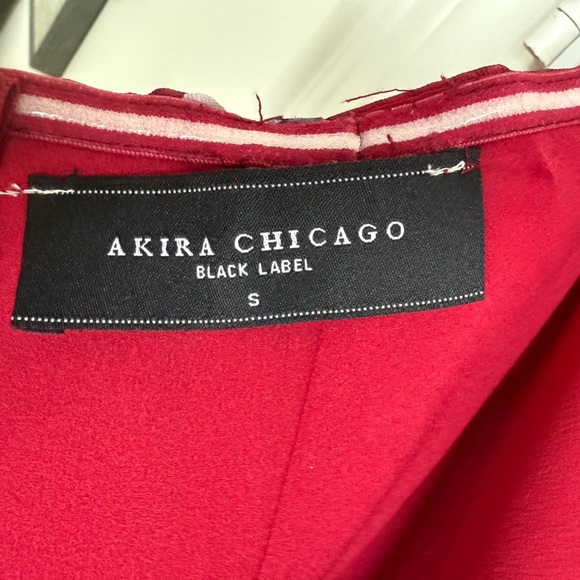 AKIRA Red Strapless Fit and Flare Dress - Picture 2 of 5